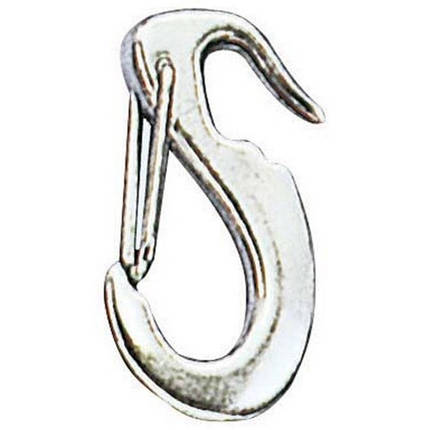 Карабін ракс завальцьований 50/65/90 мм нержавіюча сталь Sunfine для човна і катера SWL 250-700 кг Китай, фото 1