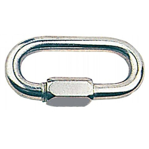 Карабін з різьбовою муфтою 5 мм нержавіюча сталь Sunfine 49 мм 295 кг WLL новий Китай, фото 1