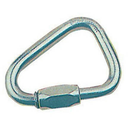 Карабін дельтовидний з різьбовою муфтою Osculati 3.5/4.5/6 мм з нержавіючої сталі для човна та катера, фото 1