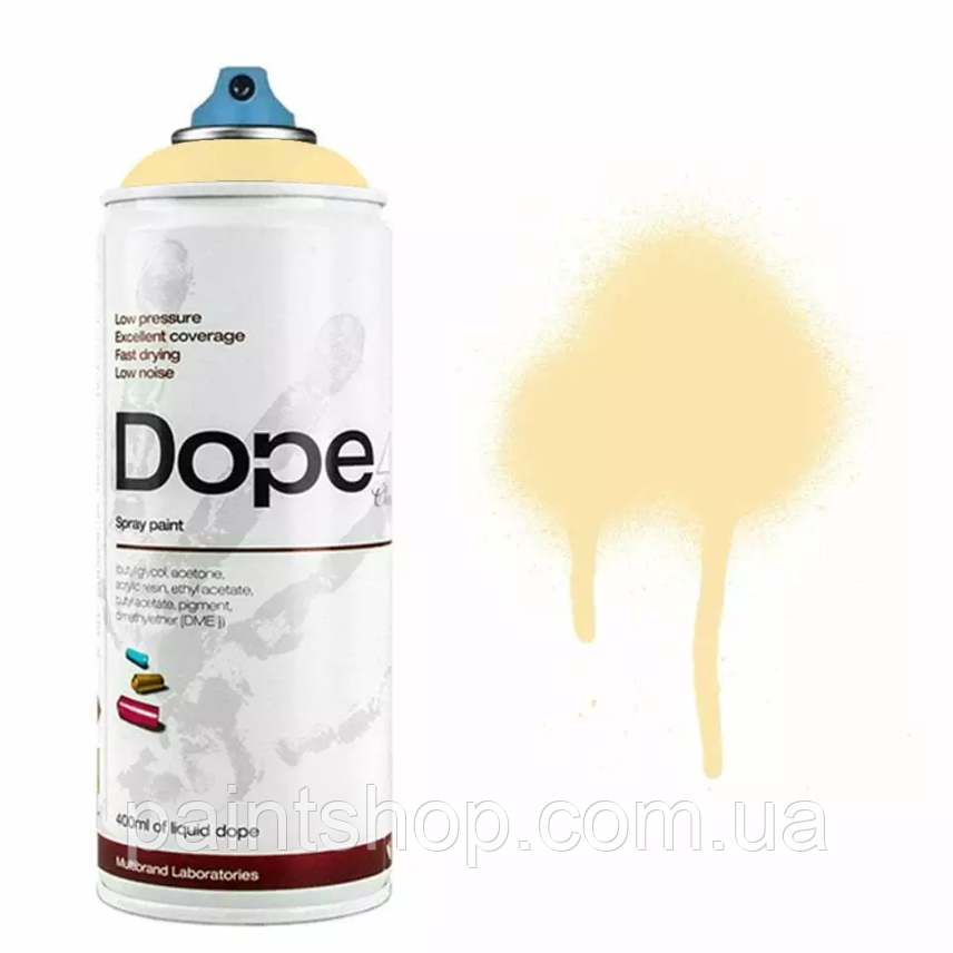 Аерозольна фарба Dope D-001 Color Fresh (Бежевий) 400 мл