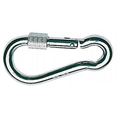 Карабін з різьбовою муфтою Osculati 6/8/10/12 мм з нержавіючої сталі WLL до 22679 кгс для надійного кріплення, фото 1