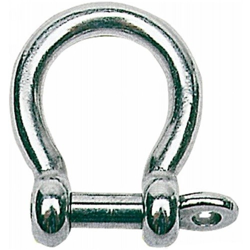 Скоба такелажна 4/5/6/8/10 мм підковоподібна нержавіюча сталь Sunfine WLL 80-520 кг для вантажопідйомності нова Китай, фото 1