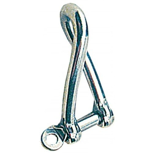 Скоба такелажна вигнута Sunfine 6/8/10 мм нержавіюча сталь максимальне навантаження 4600 кгс для такелажу та кріплення, фото 1