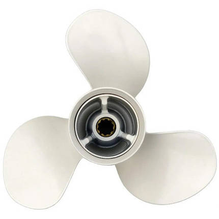 Гвинт алюмінієвий Polastorm Yanta 11×15 Yamaha трилопатевий правого обертання для двигунів 25-60 к.с., фото 1