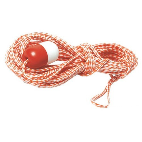 Вірьовка буксирувальна 18 м Osculati суднова для буксировки човнів і водних атракціонів левілєн біло-оранжева поплавок