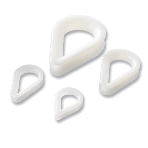 Коуш 4/5/6/7/12 мм пластиковий білий Riviera Італія новий високоякісний аксесуар для кріплення, фото 1