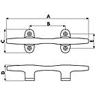 Утка Herreshoff 127/152/203/254/305 мм нержавіюча сталь Attwood з кріпленням для човна нова США, фото 2