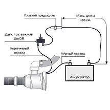 Помпа аераторна Attwood Tsunami Т800 12 В 800 гал/год для човна і яхти продуктивність 50.5 л/хв водозахищена антикорозійна, фото 3