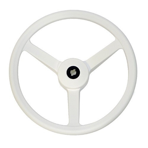 Руль судновий для човна і катера V32W 335 мм термопластик білий Ultraflex стандартний конус 3/4″ ABYC P22 EN 28848