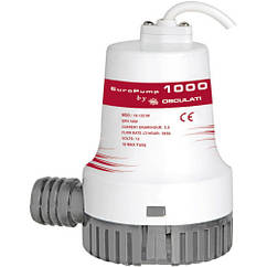 Помпа трюмна заглибна суднова для човна і катера Europump II 1000 12 В 64 л/хв Osculati