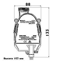 Помпа трюмна занурювальна автоматична Sahara Mk2 S800 12 В 800 гал/год з патрубками 19 мм для прісної та морської води, фото 3
