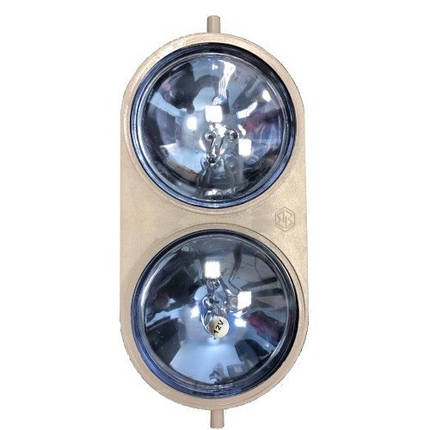 Подвійний елемент для арт.13.232.00 12 В Osculati запасна галогенова лампа Sealed Beam 55 Вт для судна човна катера яхти, фото 1