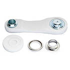 Люверси комплект 10 шт судові Prym 10.372.15 14 мм латунь для човнів яхт катерів аксесуари для встановлення, фото 2