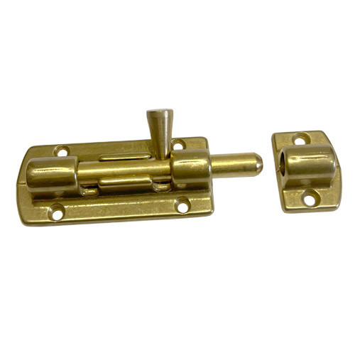 Задвижка 90х30 мм полірована латунь Foresti & Suardi для човна і катера висока міцність Італія