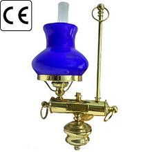 Бра Porto Nuovo латунь синє скло Е14 40 Вт 220 В для інтер'єру квартири та офісу IP20 Foresti & Suardi