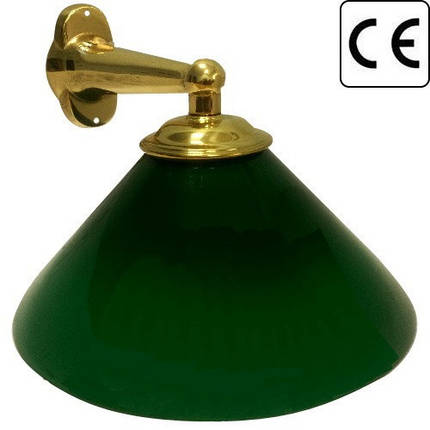 Бра Porto Tolle латунь зелене скло Е27 220 В 105 Вт для інтер'єру квартири та офісу IP20 CЄ Foresti & Suardi, фото 1