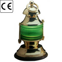 Настільна лампа переносний світильник Foresti & Suardi дерево/латунь зелене скло Е14 220 В 46 В IP20 Італія