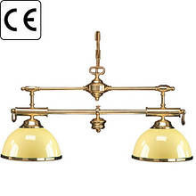 Люстра Porto Levante латунь жовте скло Е27 220 В 2х105 Вт для квартири та офісу IP20 CЄ
