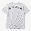 Футболка чоловіча Palm Angels білий меланж, фото 6