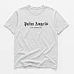 Футболка чоловіча Palm Angels білий меланж, фото 5