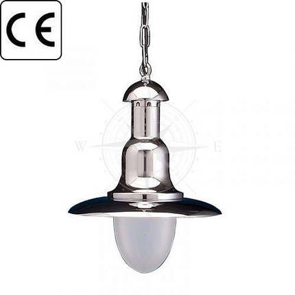 Люстра 350 мм хромована латунь матове скло Е27 220 В 77 Вт Foresti & Suardi для квартири та офісу ступінь захисту IP20, фото 1