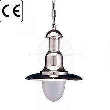 Люстра 350 мм хромована латунь матове скло Е27 220 В 77 Вт Foresti & Suardi для квартири та офісу ступінь захисту IP20