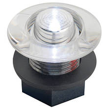 Світильник LED врізний 12 В 0.2 Вт полікарбонат Osculati IP68 білий 12.5 Лм 5500-6300 К кут 120°