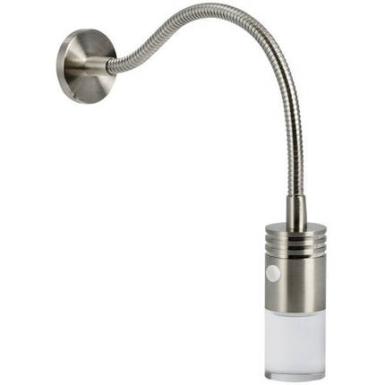 Світильник LED гнучкий 10-30 В 1.5 Вт нікельований алюміній Osculati штурманський IP20 біле світло 125 Лм 3000 К, фото 1