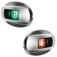 Вогни бортові Nemo led, LED, комплект, 12 В, неіржавка сталь, чорний, Osculati
