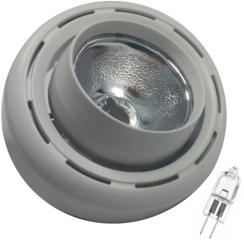 Світильник накладний G4 12 В 20 Вт пластик білий Hella Marine галогеновий діаметр 66 мм висота 29 мм для інтер'єру