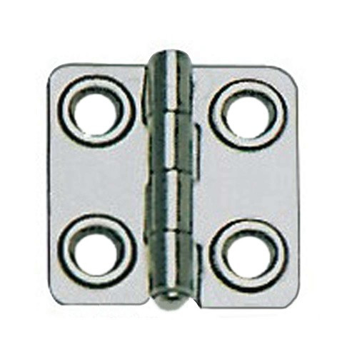 Петля 44×46 мм товщина 1.5 мм нержавіюча сталь Osculati для човна і катера AISI 316 дзеркальне полірування