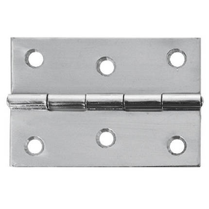 Петля 75×60 мм нержавіюча сталь Osculati для човна і катера товщина 1.3 мм Італія, фото 1