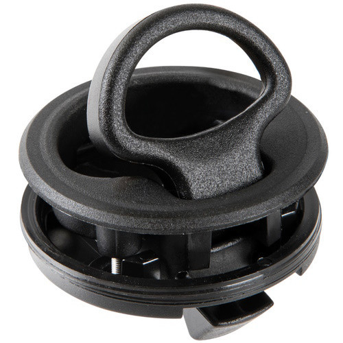 Ручка люка потайна з зашпинькою без замка 60 мм Osculati поліамід чорний для човна і катера з повертаючим механізмом