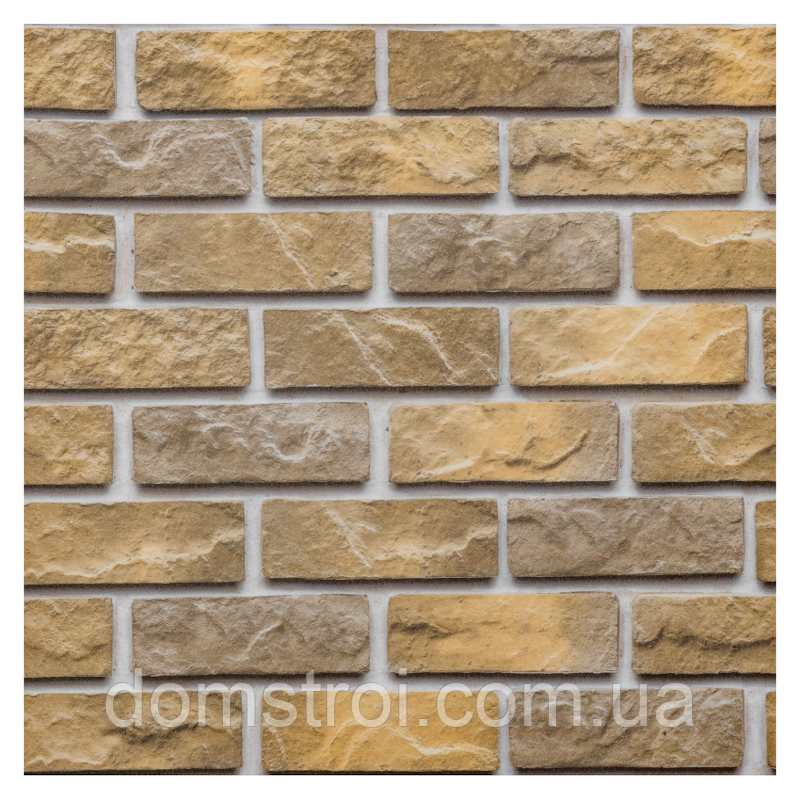 Самоклеюча плитка вінілова «Жовта цегла» Sticker Wall (СВП-201/SW-0508) 600х600x1,5 мм