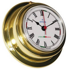 Годинники кварцеві Altitude 89 мм з періодами радіомовчання для човна і катера латунь Delite точність ± 6 хв/рік дзеркальна