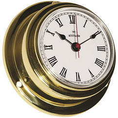 Годинники кварцеві суднові Altitude 64 мм латунь Delite для човна і катера точність ± 6 хв/рік акрилове скло