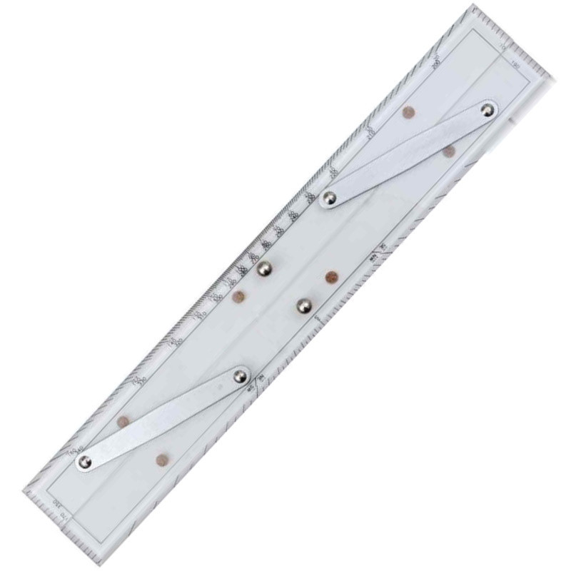 Лінійка паралельна Micron 50 см Osculati для штурманських інструментів прозорий плексиглас Італія
