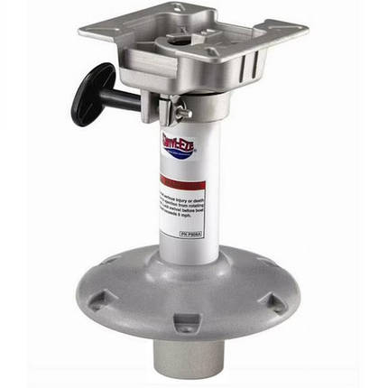 Опора крісла LakeSport 11″ серія 238 алюміній з обертовим кріпленням та знімною стійкою для човна, фото 1