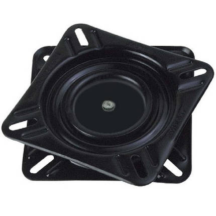 Оснування крісла обертове сталь Osculati для човна і яхти без стопора фрикційний механізм чорне 165x165x22 мм, фото 1