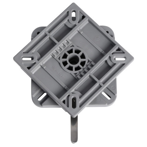 Оснування крісла суднового для човна і катера Osculati обертове пластикове з блокуванням 173x173x55 мм, фото 1