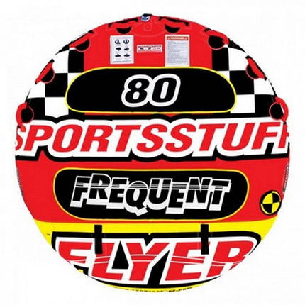 Атракціон водний надувний Frequent Flyer тримісний Sportsstuff для човна катера і гідроцикла, фото 1