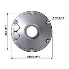 Опора крісла SeaSport алюміній телескопічна 425-495 мм без кріплення для човна і катера Attwood, фото 3