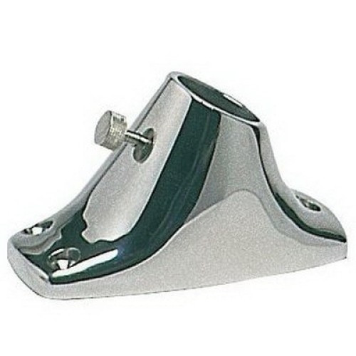 Основa флагштока 20 мм нержавіюча сталь Osculati для кріплення флагштока AISI 316 дзеркальне полірування Італія