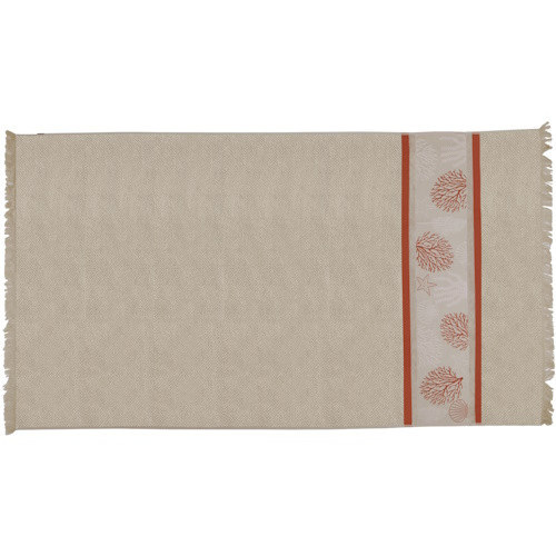 Пляжне рушник Ibiza 180х100 см махра бежевий Marine Business щільність 550 г/м² Іспанія