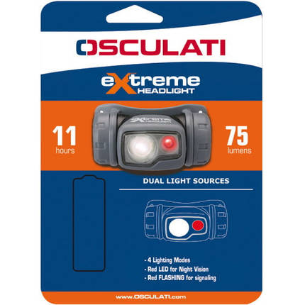 Ліхтар налобний Extreme LED дальність 42 метри Osculati, фото 3