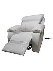 Розкладне педикюрне крісло-реклайнер COMFORT_Electro з електроприводом (чохол на підніжку в ПОДАРУНОК)