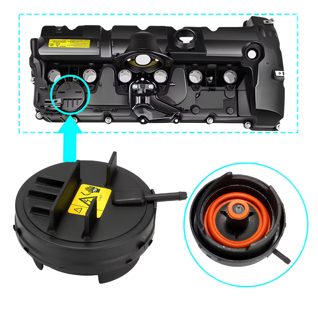 Ремкомплект Вкг,Квкг, мембрана BMW N52, N52N, N52K, N51 11127552281