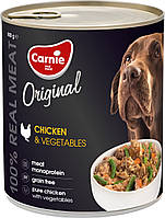 Вологий корм для собак Carnie Original Mono Protein з куркою та овочами 800 гр