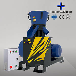 Гранулятор для корму GRAND-300(30 кВт.) матриця з отворами на 2 мм.