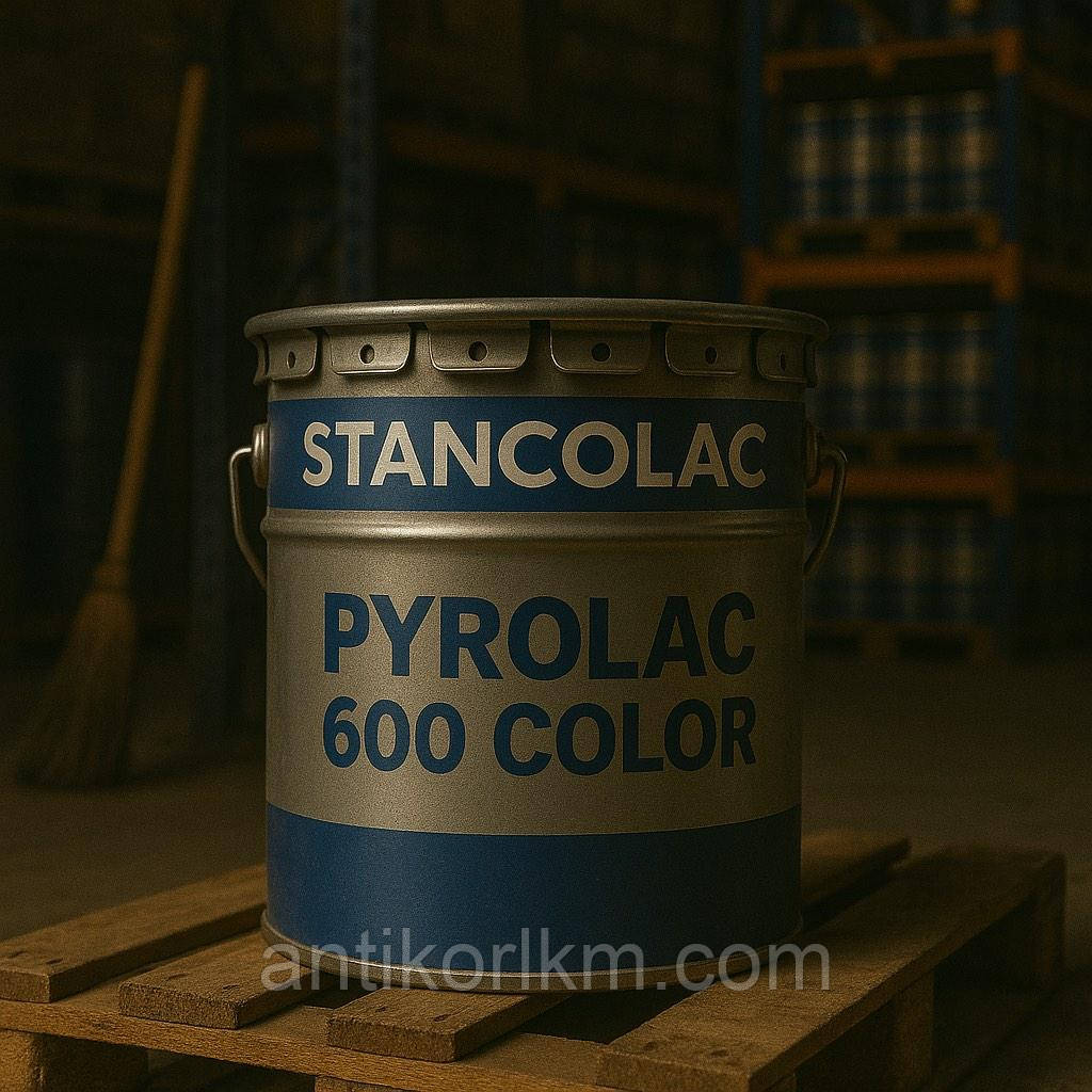 Піролак 600, Термостійка Антикорозійна Фарба PYROLAC 600, 12 кг
